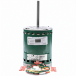 EM Blower Motor, 1/2 hp, 1075 rpm, 5-Speed, CCW/CW, 115V