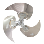 Fan Propellor, 22", CW, 3-32, 1/2" Bore