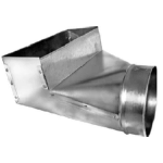 Register Duct Boot Elbow, 24R, 4 x 10 x 6