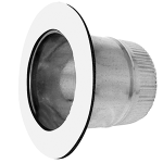 Air-Tite Flat Takeoff, 8" Collar, Plain